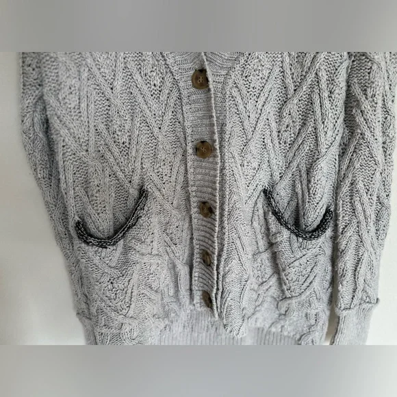 Free People | Montana Cable Cardi | Vapor | Small - Picture 4 of 7